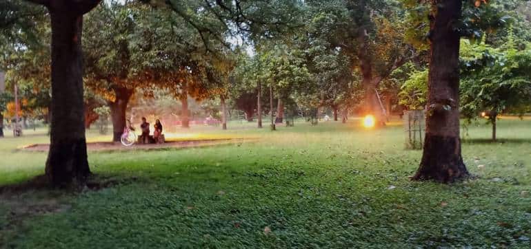 Couples in the Visva-Bharati campus, Santiniketan. (Photo: Shamik Bag)