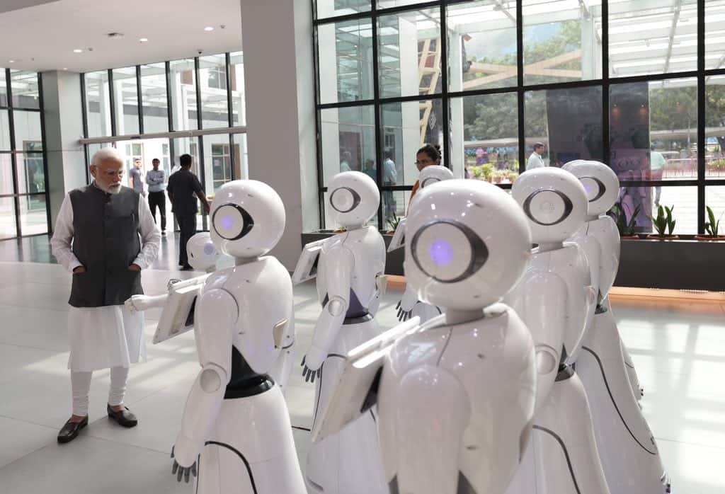 The robot showcase at Science City emerged as a standout feature of PM Modi's trip, emphasizing India's growing enthusiasm for state-of-the-art technology and automation. The Prime Minister closely examined the displayed robotic innovations, demonstrating the country's dedication to technological progress. (Image: X)