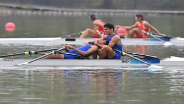 India's rowers powered a strong sail at the games, finishing with a total of five medals (2 silver and three bronze) across various categories. Rowers Arjun Lal Jat and Arvind Singh opened the medal account, clinching a silver in the men's lightweight doubles sculls event at the the Fuyang Water Sports Centre in Huangzhou on a pleasant September 24 morning. The duo clocked 6:28.18s, closing on behind China's Junjie Fan and Man Sun, who struck gold with 6:23.16s.