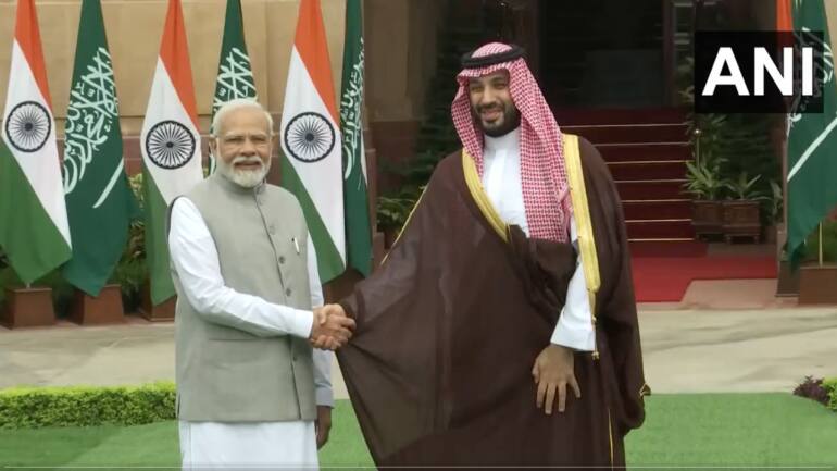 PM Modi holds talks with Saudi Crown Prince Mohammed Bin Salman