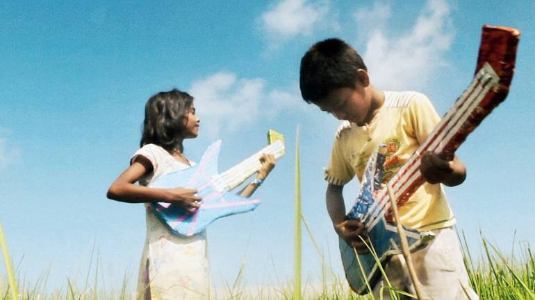 A still from 'Village Rockstars' (2017).