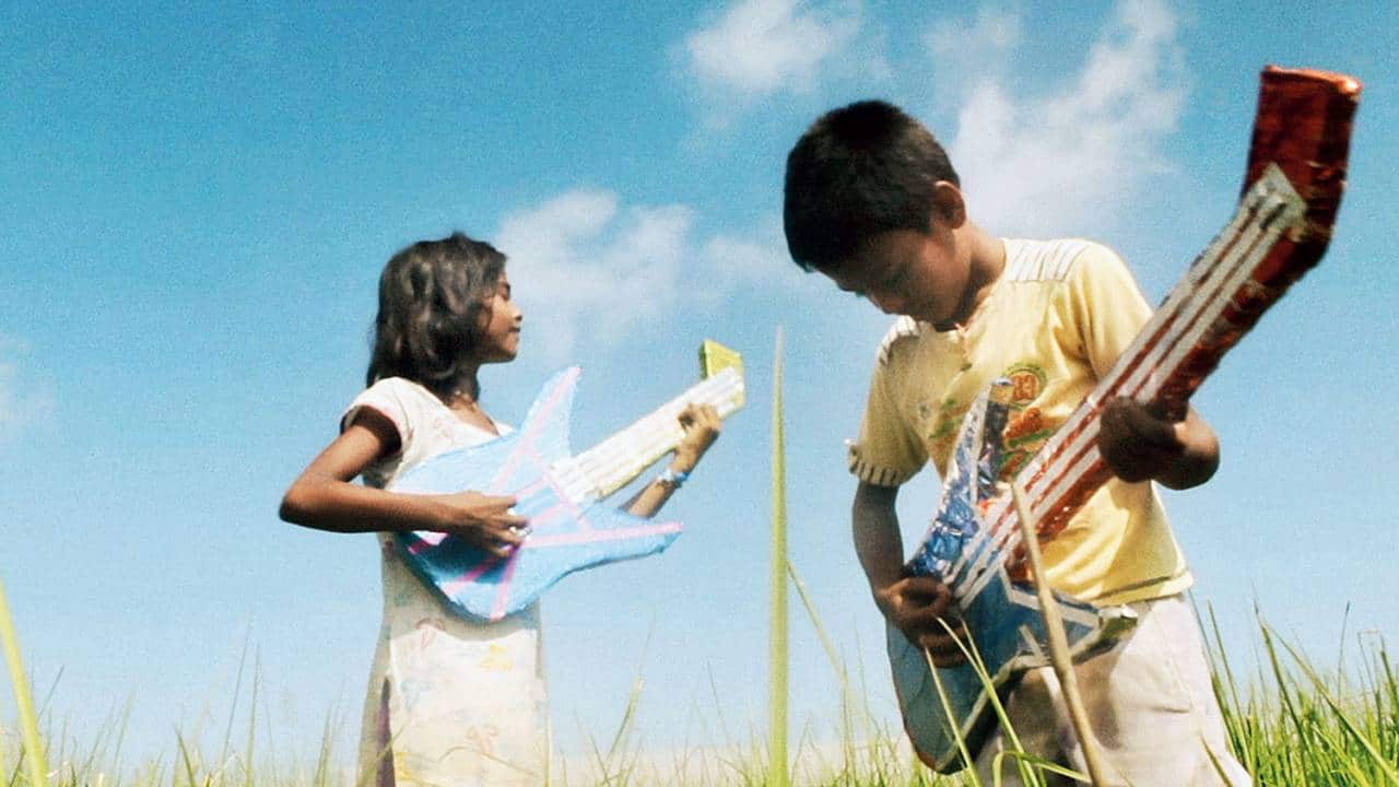 A still from 'Village Rockstars' (2017).