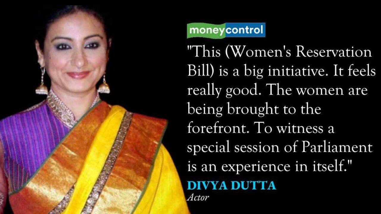 “We are fortunate that we came here today...It is a historic day. It's our pleasure to be a part of this...It is important to take initiative...This initiative was taken by PM Modi... It gives encouragement...” said Indian actor and model, Divya Dutta.