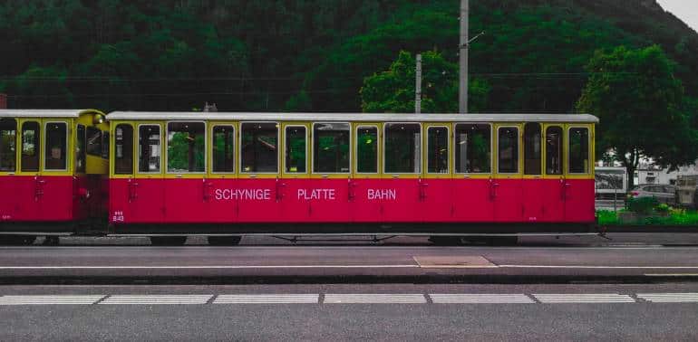 Train ride to Interlaken, in Switzerland. (Photo: Darko Nestorovski via Unsplash)