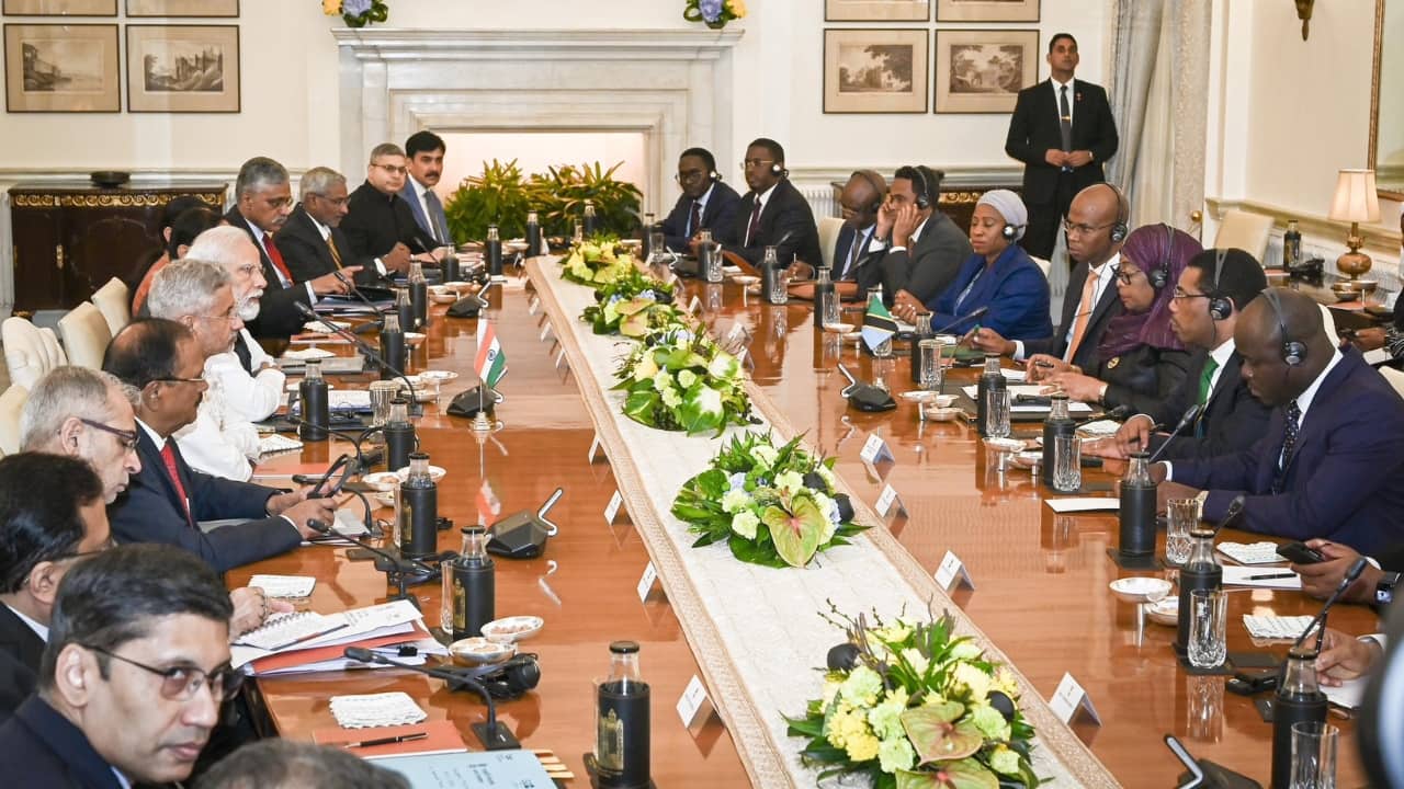 The delegation level talks included a wide range of areas of bilateral cooperation in the agenda, including trade &amp; investment, defence &amp; maritime security, development partnership, higher education and people to people ties. (Image: X/@MEAIndia)