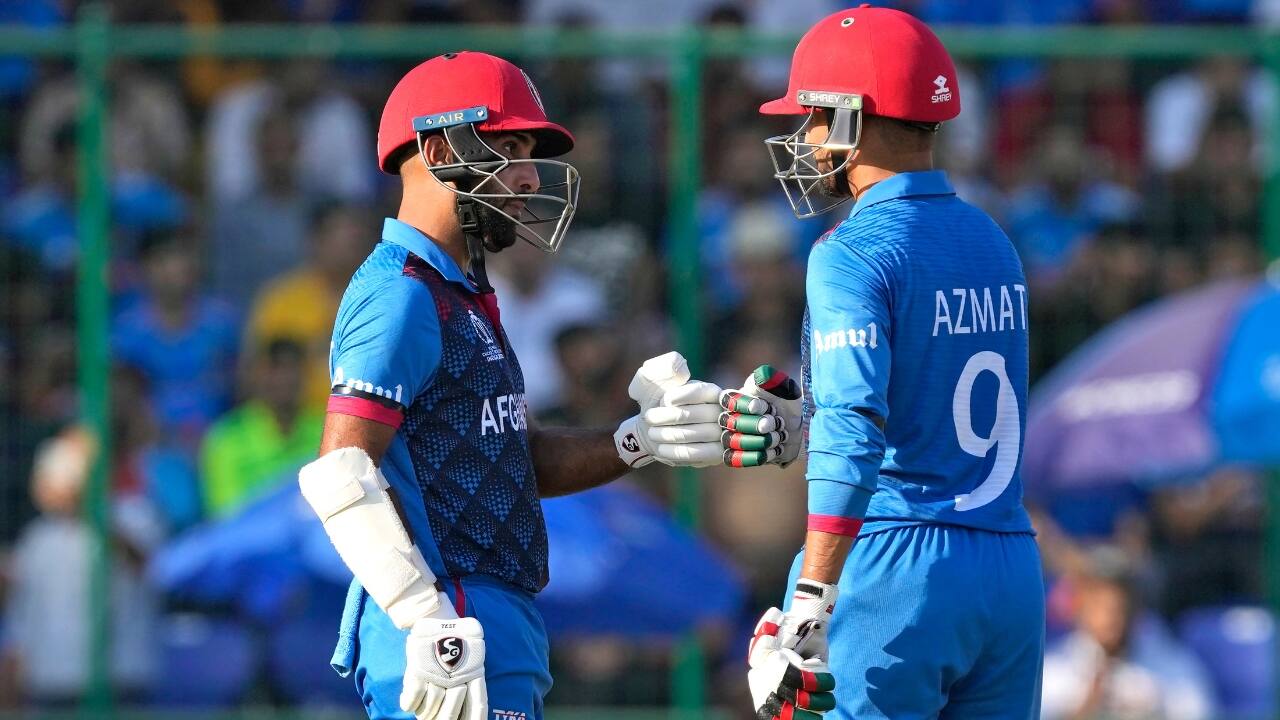 Earlier, Hashmatullah Shahidi and Azmatullah Omarzai put on a 121-run partnership, the second highest ever in the World Cup for Afghanistan, as it finished on 272-8. (Image: AP)