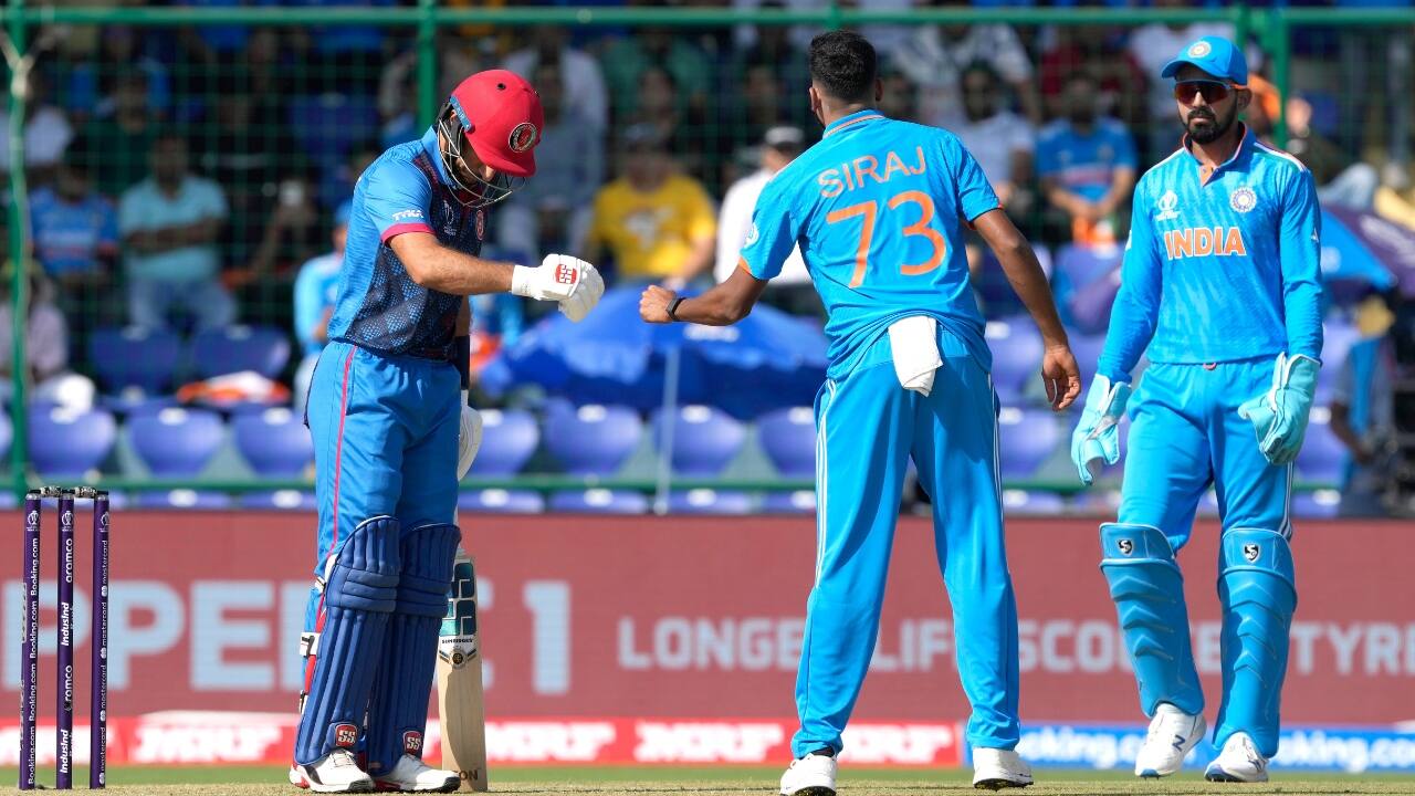 Mohammed Siraj proved expensive — he finished with 0-76 from nine overs, his joint most expensive spell in ODIs after returning the same figures against Australia on debut in 2019. (Image: AP)