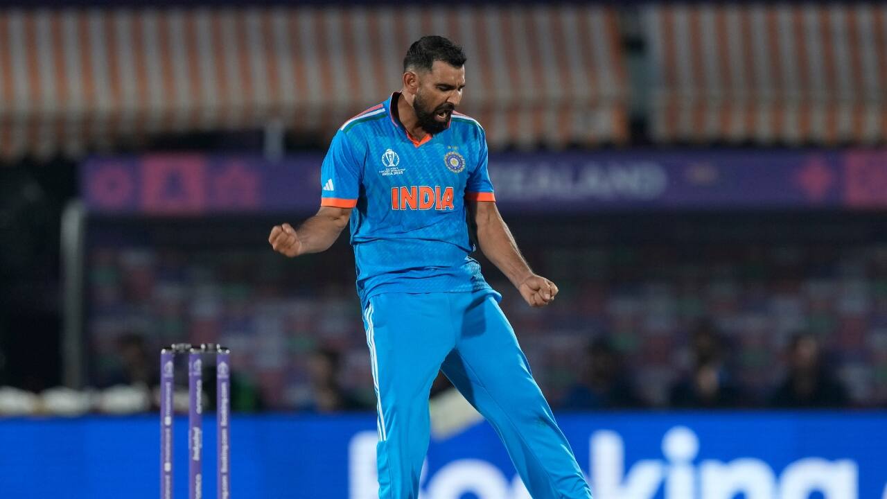 Mitchell was out caught in the final over as Shami picked up his second World Cup five-for after 5-69 against England in 2019. “We had set the platform around the 35-over mark," Mitchell said. “We knew India has got a world-class bowling unit and we wanted to cash in at the end. (But) the way India bowled was special. The way they took wickets after 40 overs, that held us back a bit." (Image: AP)