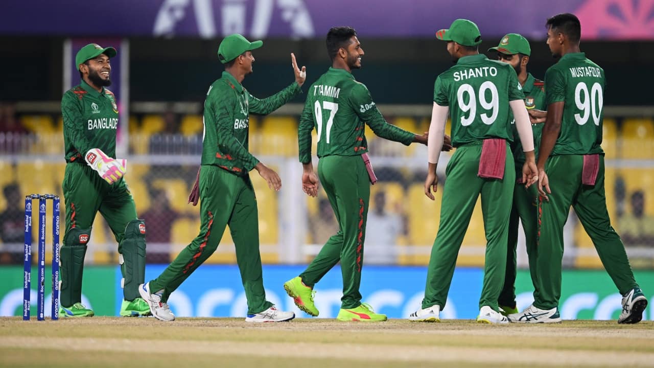 Bangladesh squad: Shakib Al Hasan (c), Litton Kumer Das, Tanzid Hasan Tamim, Najmul Hossain Shanto (vc), Tawhid Hridoy, Mushfiqur Rahim, Mahmudullah Riyad, Mehidy Hasan Miraz, Nasum Ahmed, Shak Mahedi Hasan, Taskin Ahmed, Mustafizur Rahman, Hasan Mahmud, Shoriful Islam, Tanzim Hasan Sakib. (Image: ICC)