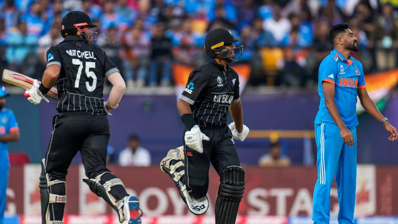 Mitchell put on 159 runs off 152 balls for the third wicket with Rachin Ravindra, who contributed 75 runs. (Image: AP)