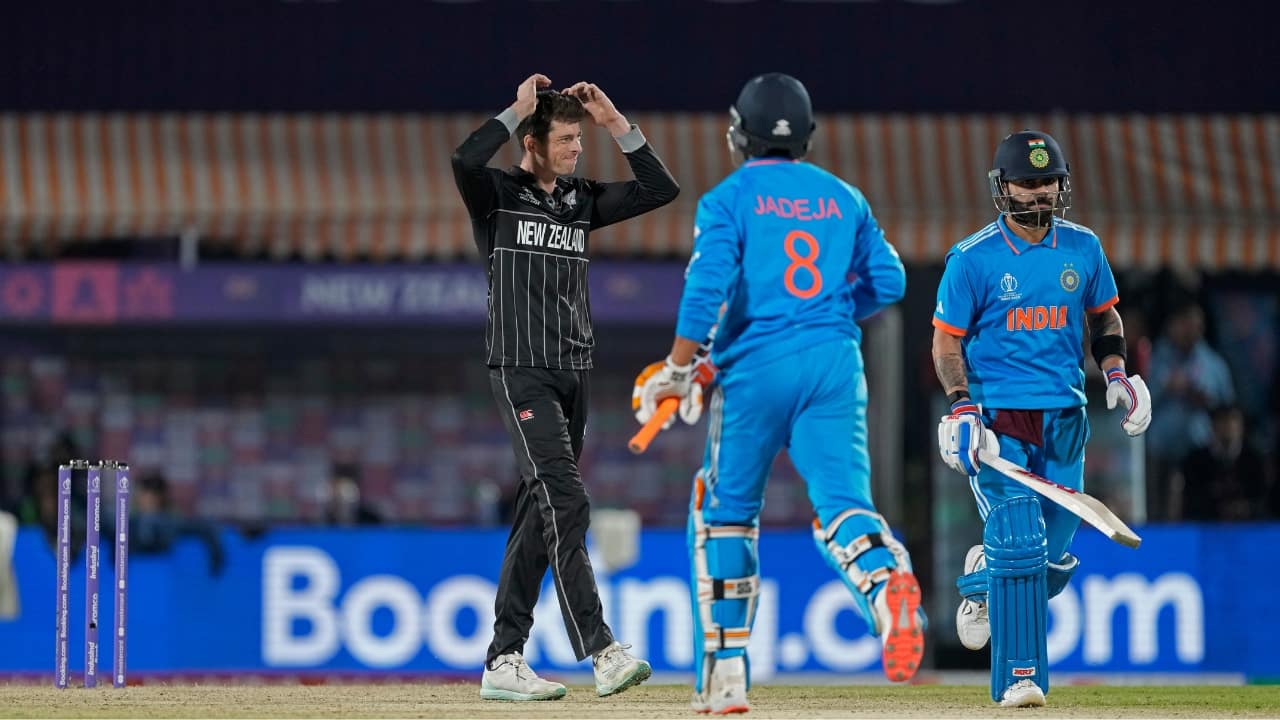 Kohli’s vital 78-run partnership for the sixth wicket with Ravindra Jadeja (39 not out) sealed the win for two-time champion India. Rohit Sharma had called correctly as India won the toss and opted to bowl. (Image: AP)