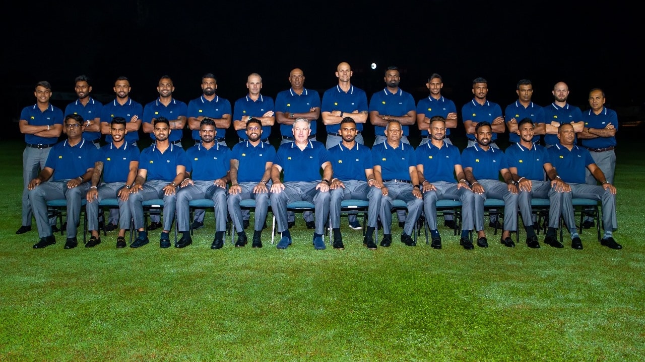 Sri Lanka Squad: Dasun Shanaka (c), Kusal Mendis (vc), Kusal Perera, Pathum Nissanka, Lahiru Kumara, Dimuth Karunaratne, Sadeera Samarawickrama, Charith Asalanka, Dhananjaya de Silva, Maheesh Theekshana, Dunith Wellalage, Kasun Rajitha, Matheesha Pathirana, Dilshan Madushanka, Dushan Hemantha. Travelling reserve: Chamika Karunaratne (Image: X/@OfficialSLC)