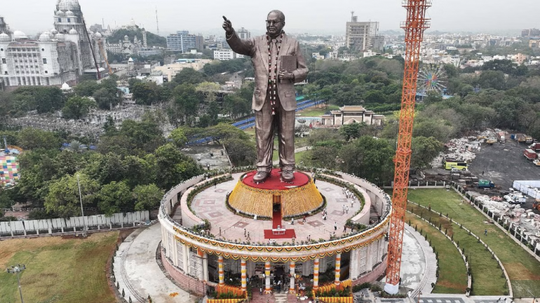 Tallest Statue Of Ambedkar Outside India Unveiled In US Tallest Statue Of Ambedkar Outside India Unveiled In US
