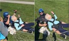 104-year-old woman skydives in Chicago, aims to create world record