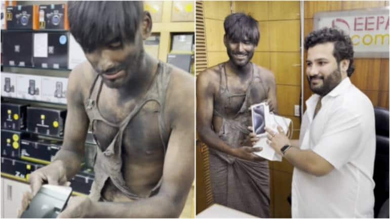 Jodhpur man posing as beggar goes to buy iPhone 15 with sack full of coins. What happened next - Vimarsana News