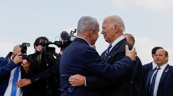Benjamin Netanyahu and Joe biden