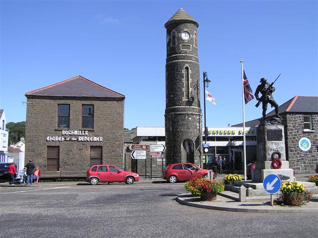 Bushmills town centre, Northern Ireland. (Photo: Wikimedia Commons)