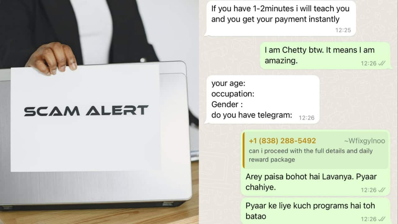 Bengaluru man’s hilarious WhatsApp exchange with scammer: ‘Paisa hai, pyaar chahiye’