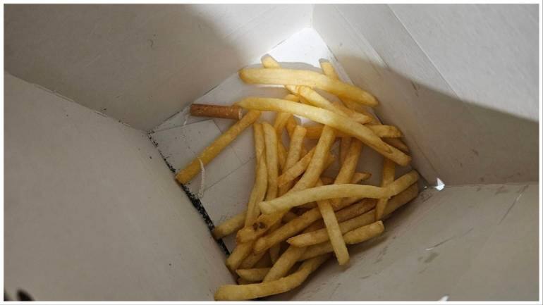 Woman finds cigarette butt, ash in 3-year-old son's McDonald's Happy Meal fries - Vimarsana News