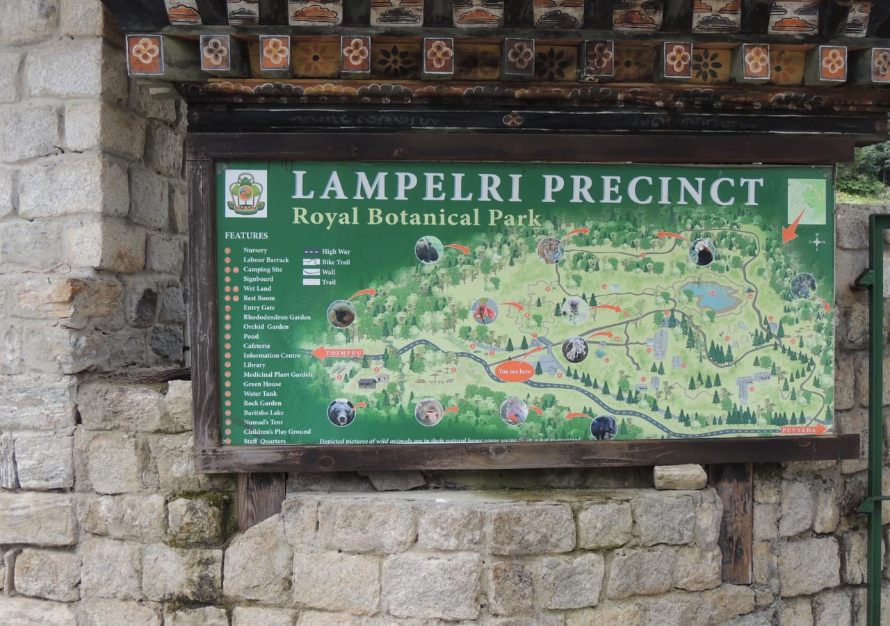 Entrance to Lampelri Botanical Gardens. (Photo credit: Narayan Ramachandran)