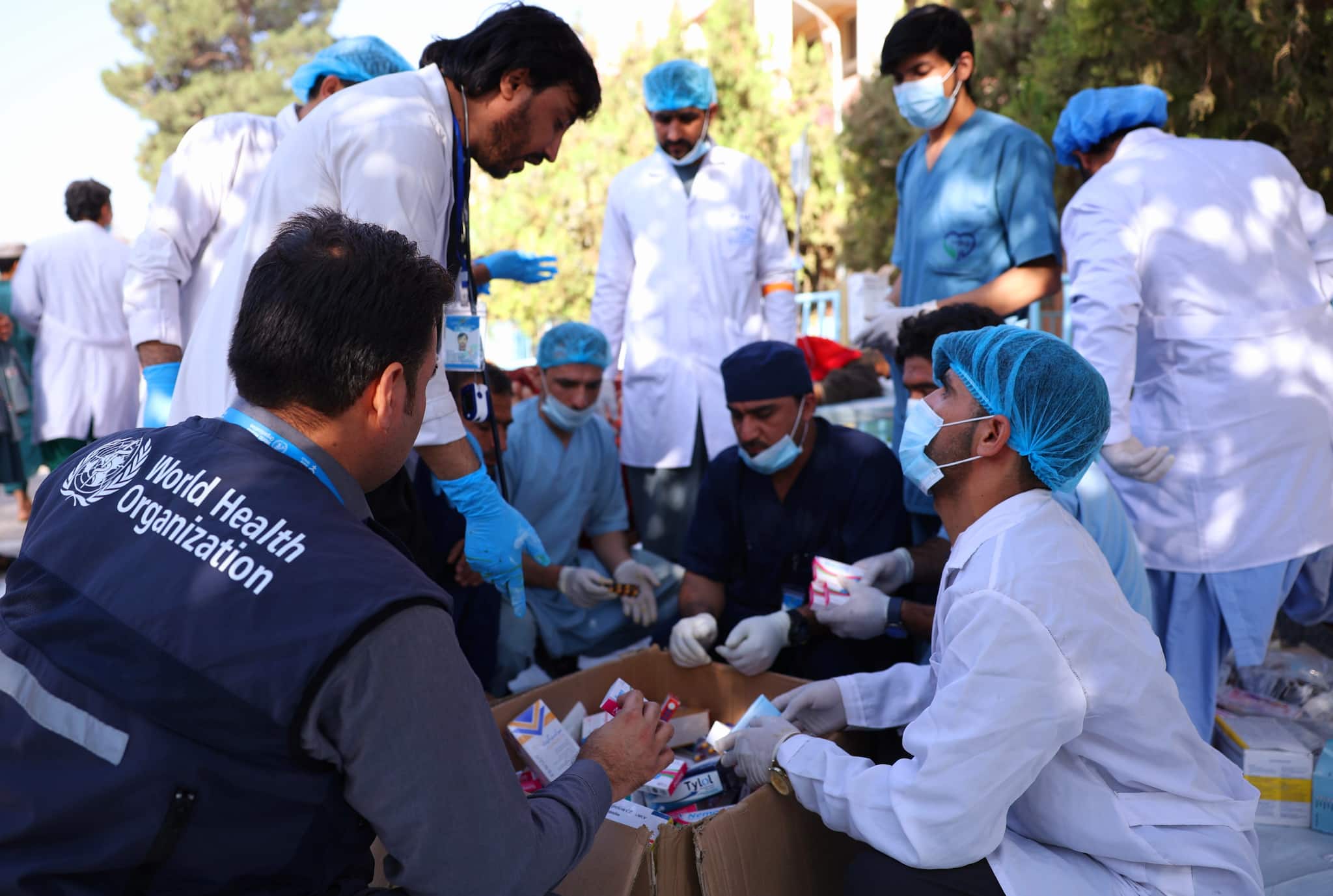 @WHO Teams are on the ground ensuring the injured get the medical help they need and saving lives.