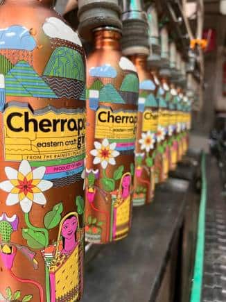 Cherrapunji Gin bottling factory.