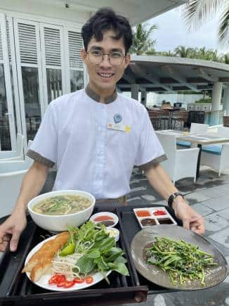 Executive chef Florent Passard with Vietnamese food, which is a burst of fresh flavours and aroma. (Photo: Neeta Lal)