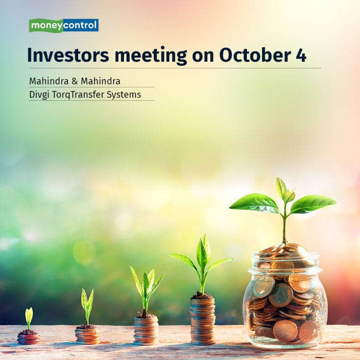 Investors meeting on October 4