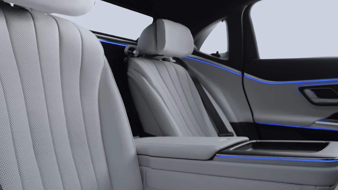 When it comes to powertrains, the 2024 Mercedes-Benz E-Class LWB offers a range of options to cater to different preferences and markets. In China, the LWB version is available with a six-cylinder petrol engine lineup. However, for the Indian market, specific details about powertrain options are yet to be confirmed. It's expected that the Indian model will continue to offer both petrol and diesel engine choices, but from the current-gen E-Class with minor updates. (Image: Mercedes-Benz)