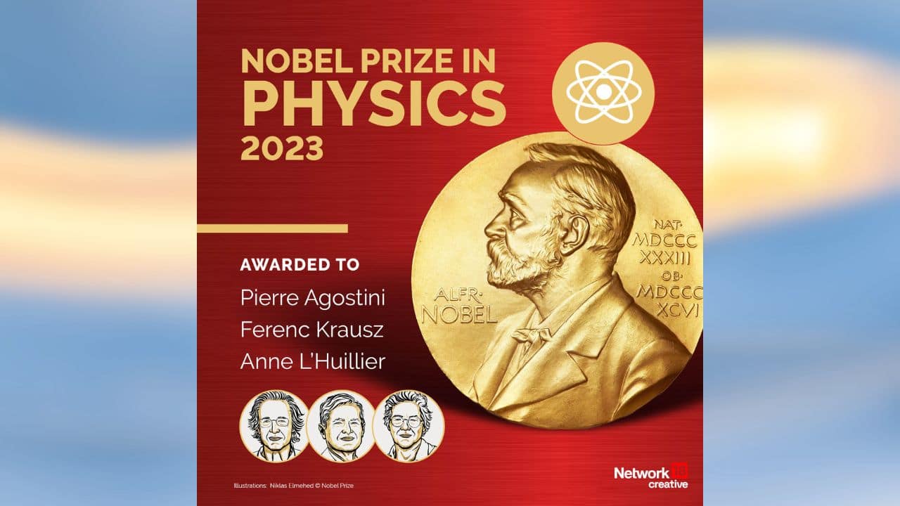 Nobel Prize in Physics 2023 awarded to three scientists for their work