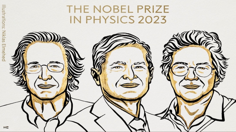 Nobel Prize 2023 in Physics awarded to Pierre Agostini, Ferenc Krausz and Anne L'Huillier