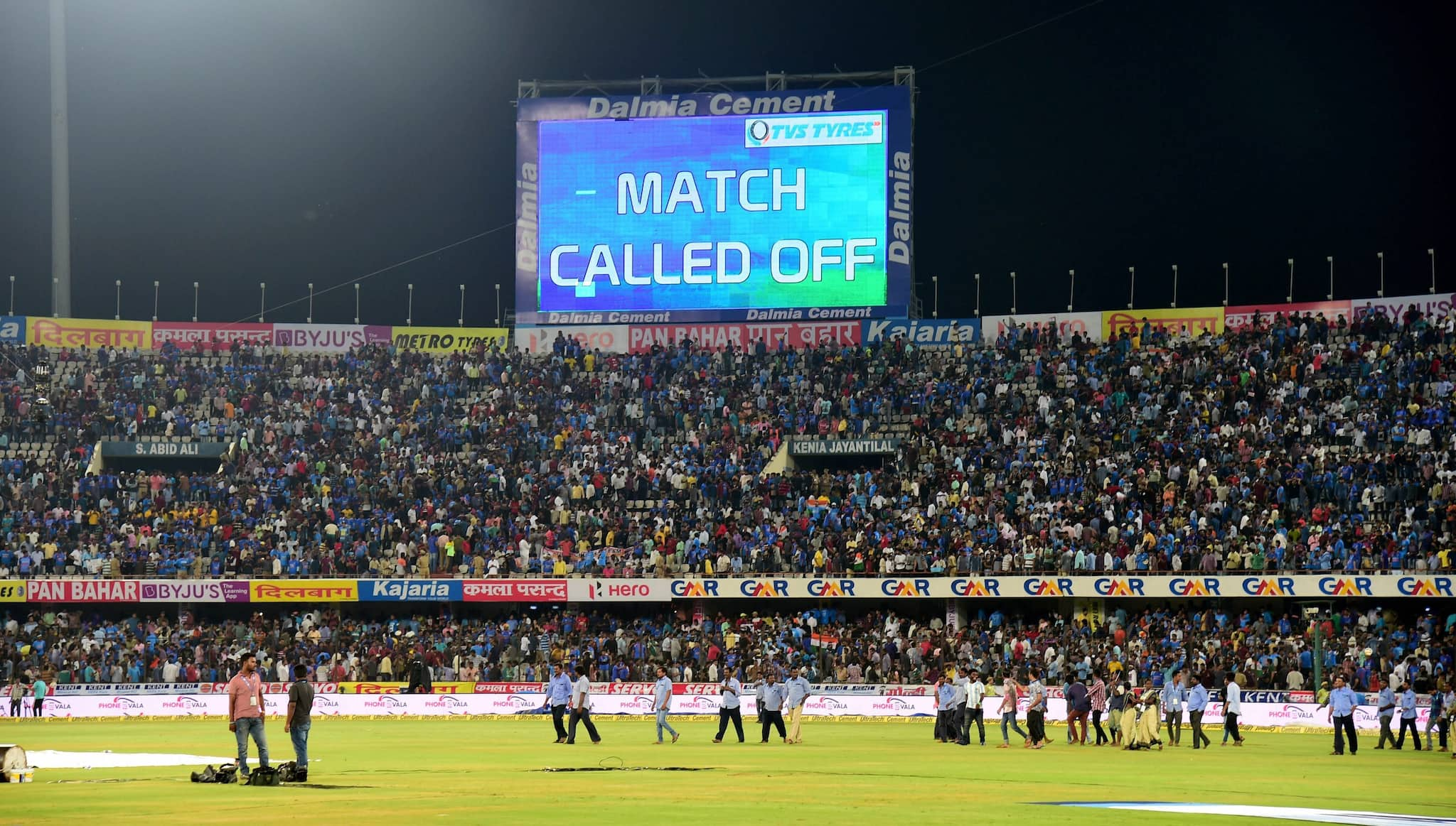 Unfortunately the match was called. Call off. Match was Called off. The Match was Called due to Bad. The Football was Called off due.