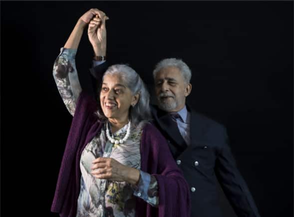 Ratna Pathak Shah and Naseeruddin Shah in 'Old World' play.