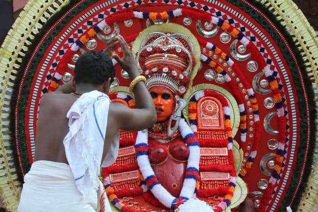 Theyyam performance, Kannur. (Photo: Kerala Tourism)