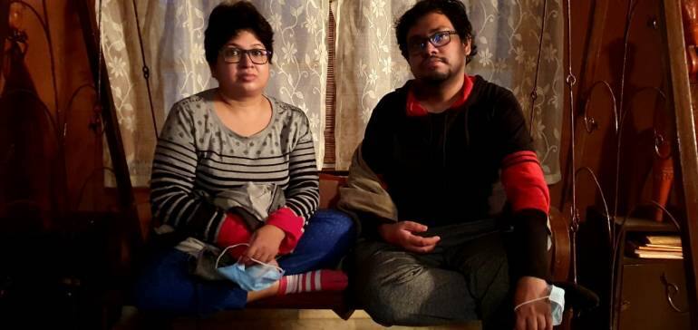 Kalkokkho directors Sarmistha Maiti and Rajdeep Paul.