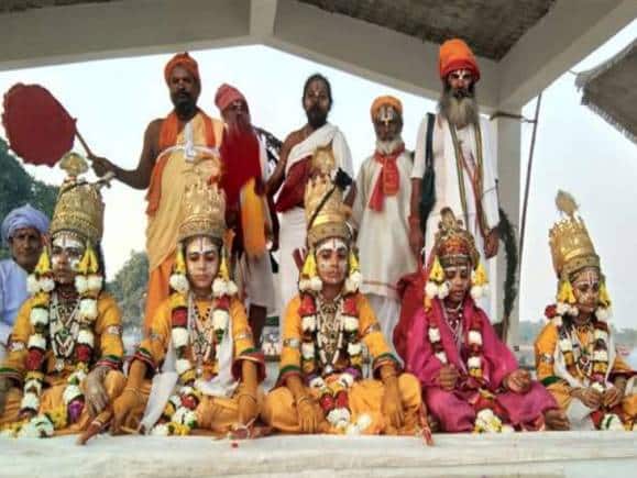 The more than 200-year-old Ramlila at Varanasi's Ramnagar. (Photo: Wikimedia Commons)