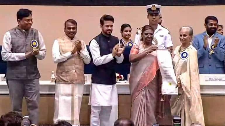 69th National Film Awards: President honours Waheeda Rehman, other winners - Vimarsana News