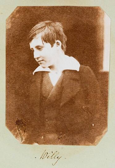 1853 photo of Willy smiling. (Photo by Mary Dillwyn/National Library of Wales via Wikimedia Commons)