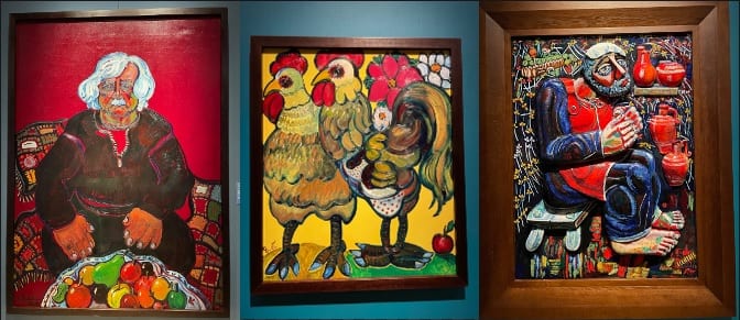 Works by Georgian artist Zurab Tsereteli on display at the National Art Museum of China in Beijing. (Photos: Neeta Lal)