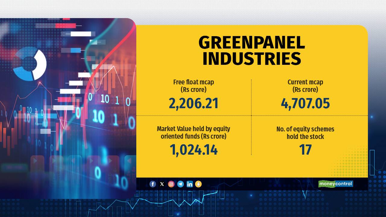 Greenpanel Industries has a market capitalization of Rs 4,707 crore and is held by 17 mutual funds. Greenpanel Industries has a market capitalization of Rs 4,707 crore and is held by 17 mutual funds.