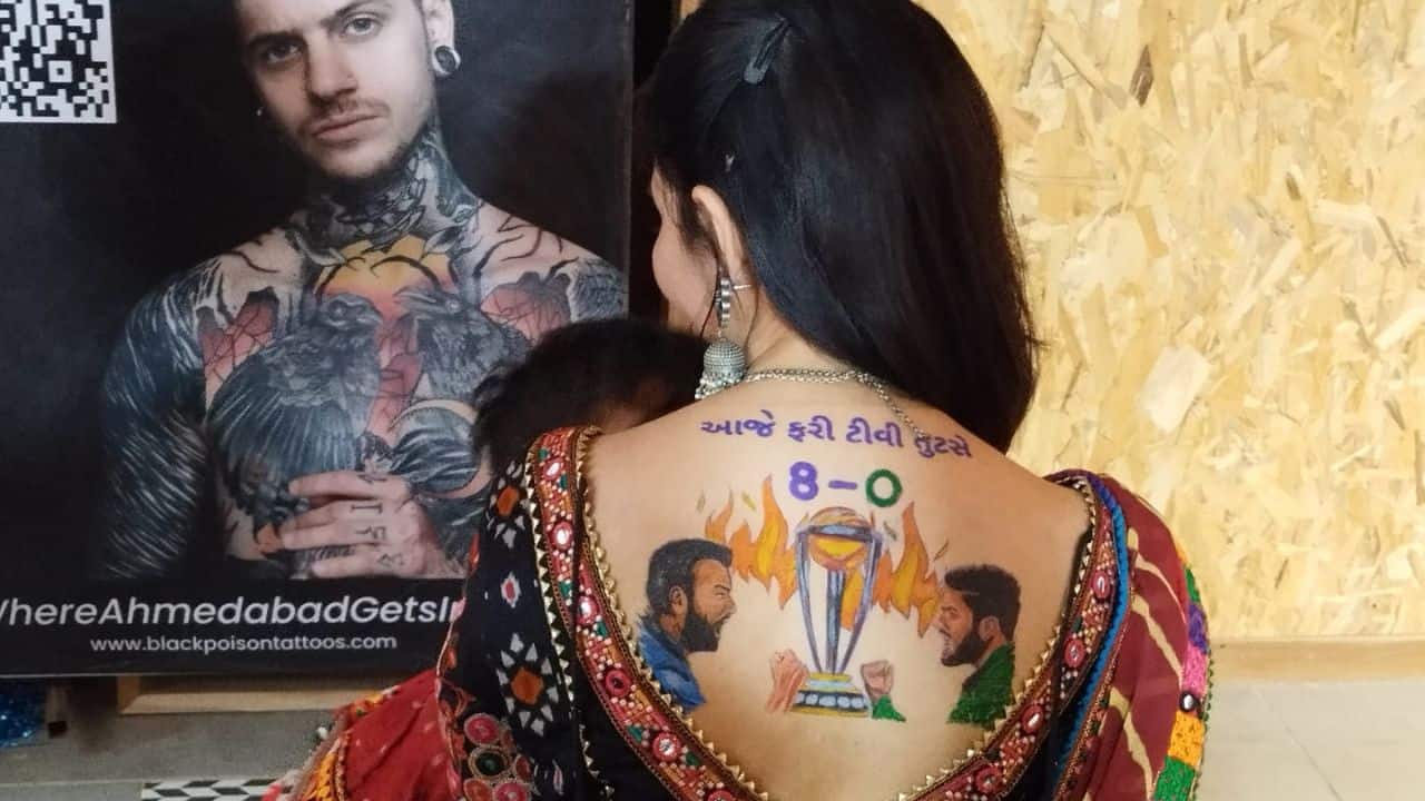 Woman who caused a sensation by having her boyfriend's name 'tattooed' on  her head admits the inking was fake - and warns young people about making  permanent changes to their bodies |