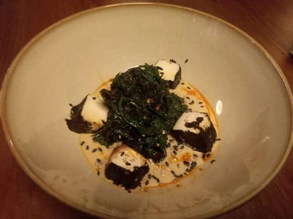 Tofu aona gomae at Marāi in Arpora, Goa.