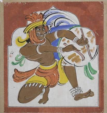 'Dhaki' by Nandalal Bose.