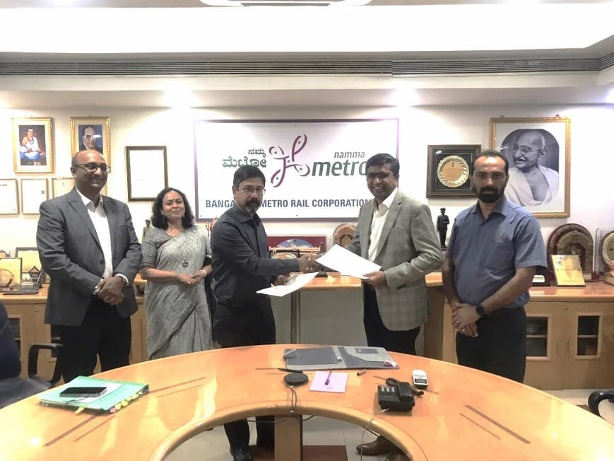 In January 2023, BMRCL and ITPB signed a Memorandum of Understanding (MoU)