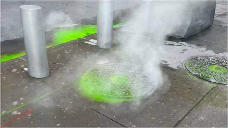 Pics of green slime oozing out of New York sewers go viral. Here's what it is - Vimarsana News