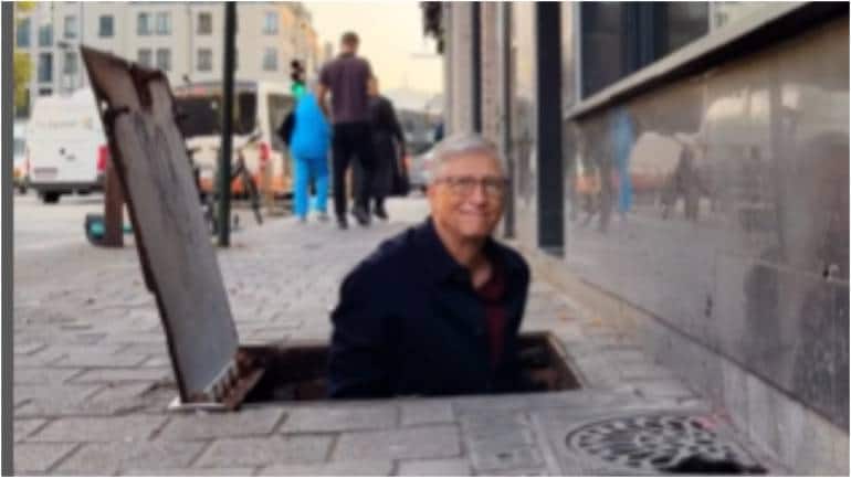 Watch: On World Toilet Day, Bill Gates goes down a sewer. Here's why - Vimarsana News