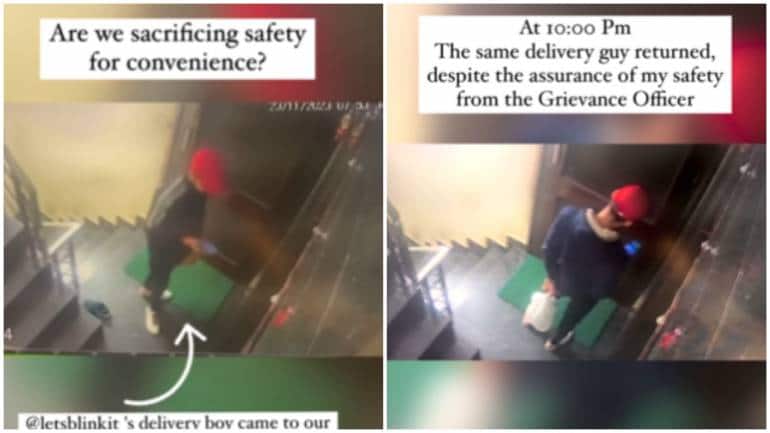 Delhi woman details chilling encounter with Blinkit delivery agent who stole her shoes. Watch - Vimarsana News