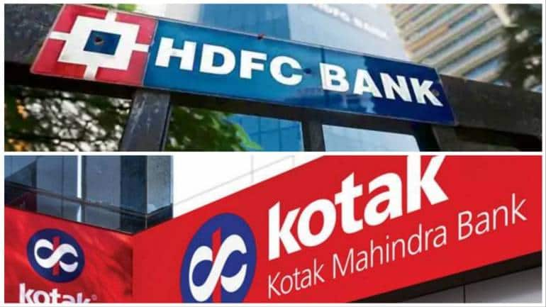 In this photo illustration, the Kotak Mahindra Bank logo is seen displayed  on a mobile phone screen Stock Photo - Alamy