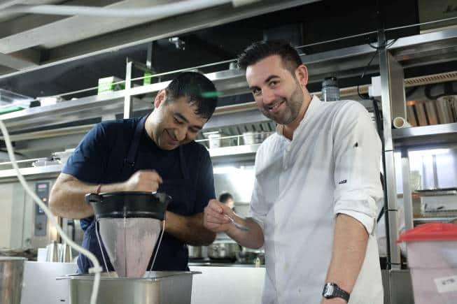 Michael Wilson and Chef Prateek Sadhu.