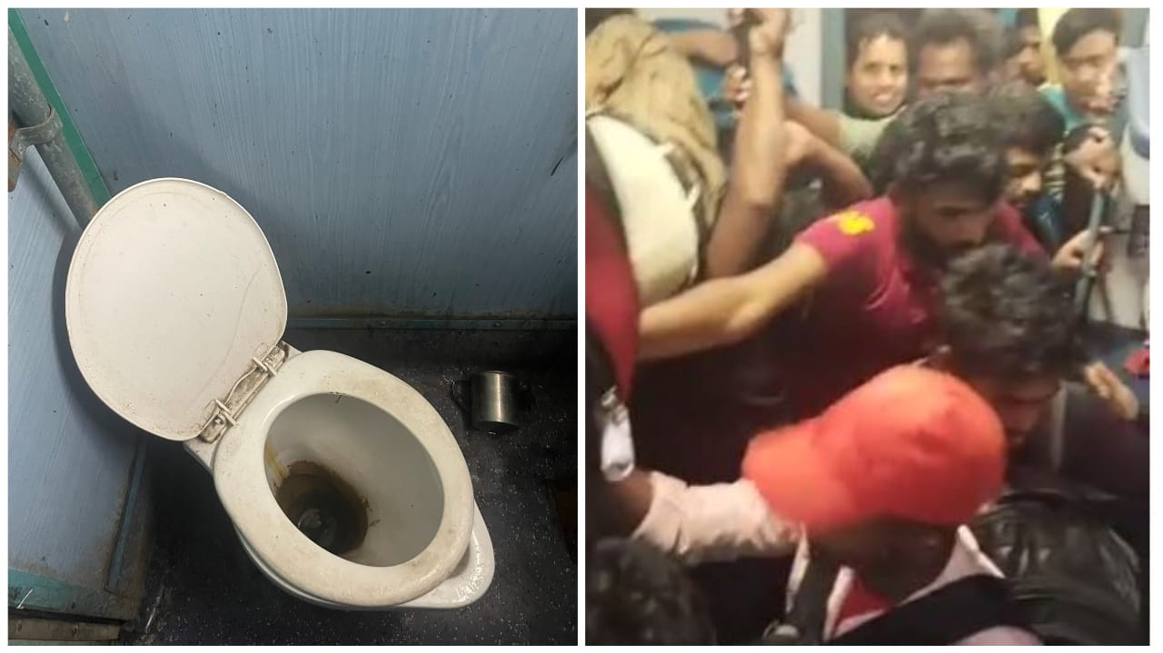 'Filthy toilets, crowded coaches': Passengers share pics, videos of packed trains during Diwali rush